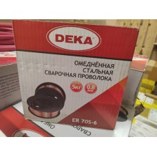 Проволока сварочная омеднённая ER70S-6  0,8мм(катушка 5 кг)